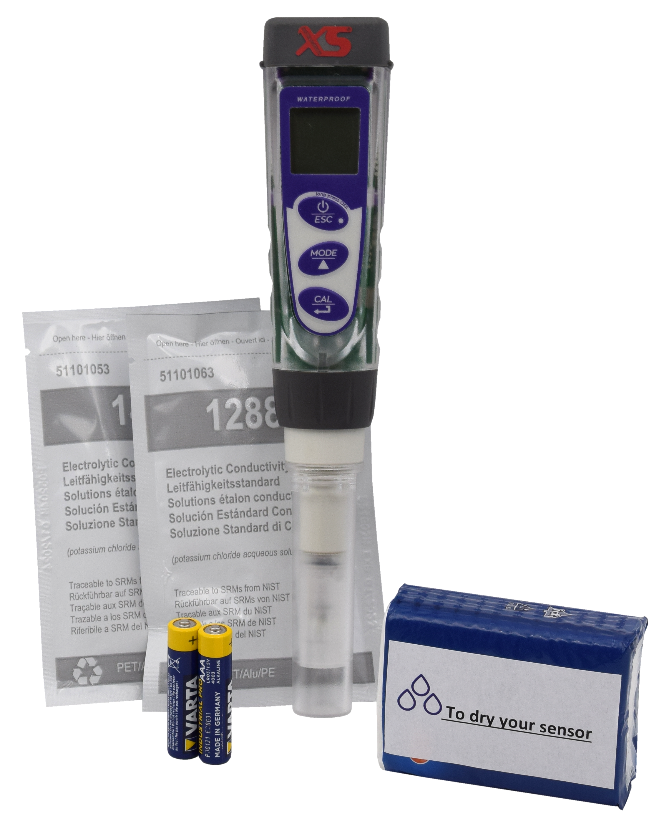 XS COND 5 Tester Kit – Leitfähigkeit/TDS/Salinität/Temperatur Pocket Tester